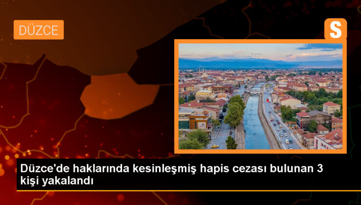 Düzce’de FETÖ üyelerine operasyon: 3 kişi yakalandı