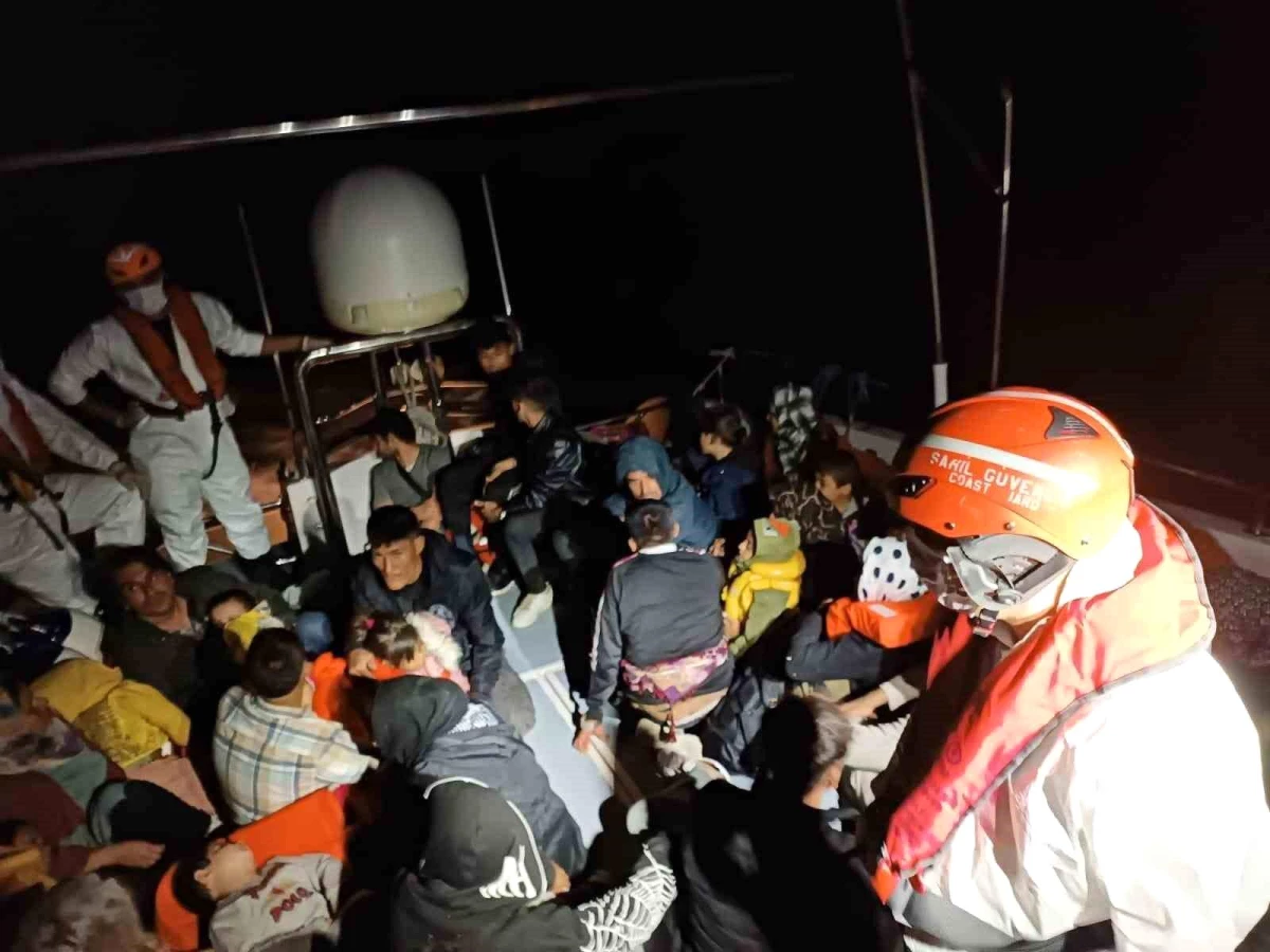 İnsansız Hava Aracı Tarafından Yakalanan Sistemsiz Göçmenler Aydın’da Teslim Edildi