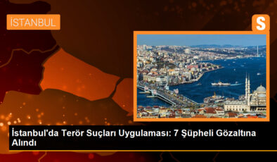 İstanbul’da Terör Cürümleri Uygulaması: 7 Kuşkulu Gözaltına Alındı