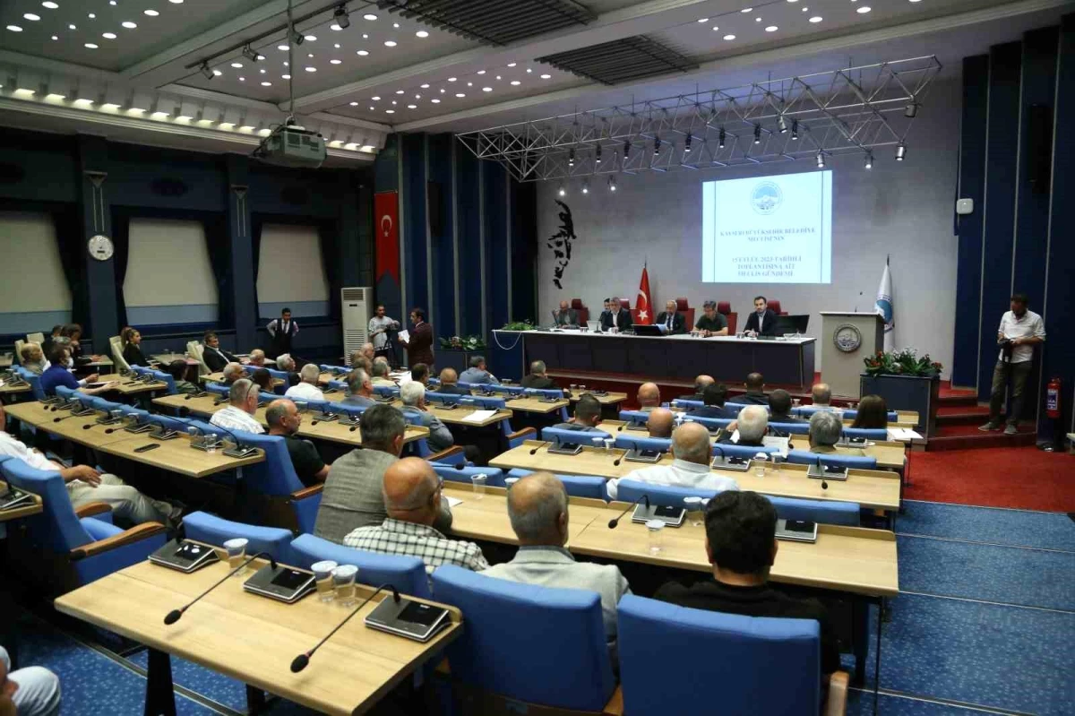 Kayseri Büyükşehir Belediyesi Eylül Ayı Meclis Toplantısı Gerçekleştirildi