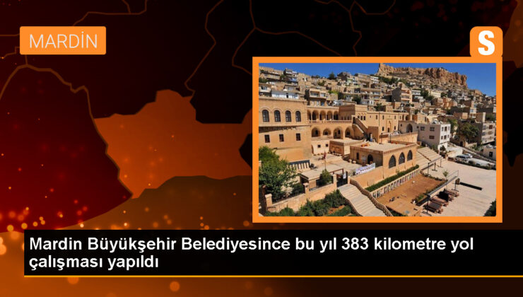 Mardin Büyükşehir Belediyesi 2023 Yılında 383 Kilometre Yol Çalışması Yaptı