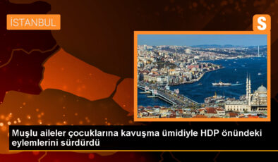 Muş’ta HDP’yi sorumlu tutan aileler oturma hareketi yaptı