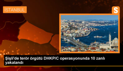 Şişli’de DHKP/C’ye operasyon: 10 kuşkulu yakalandı