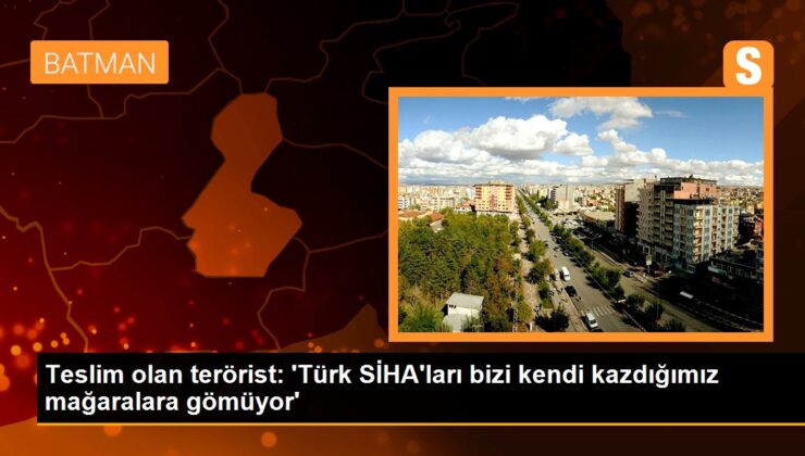 Teslim olan terörist: ‘Türk SİHA’ları bizi kendi kazdığımız mağaralara gömüyor’