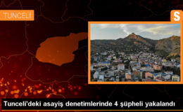 Tunceli’de Asayiş Kontrollerinde 4 Kuşkulu Yakalandı