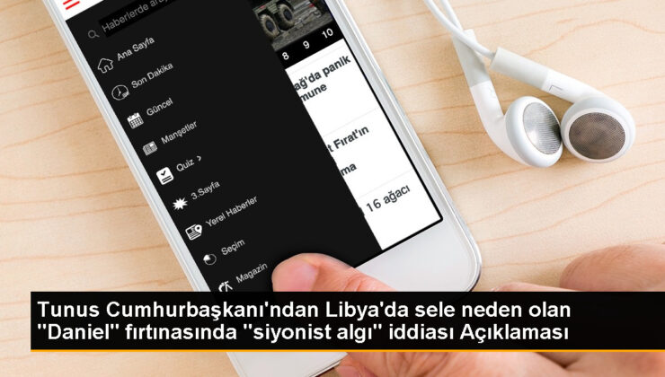 Tunus Cumhurbaşkanı Libya’daki sele ‘Daniel’ isminin siyonist algı idaresi olduğunu savundu