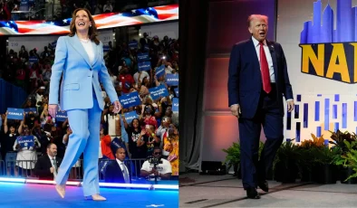 ABD Başkanlık Seçimlerinde Kamala Harris, Donald Trump’ın Önünde