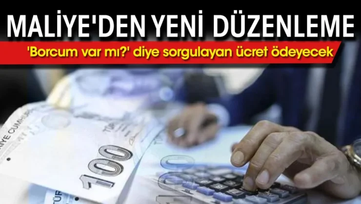 Maliye’den Yeni Düzenleme: Vergi Sorgulama Ücretli Hale Gelecek