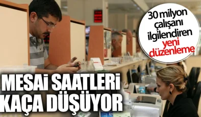 Mesai Saatleri Düşüyor: Otuz Milyon Çalışanı İlgilendiren Yeni Düzenleme