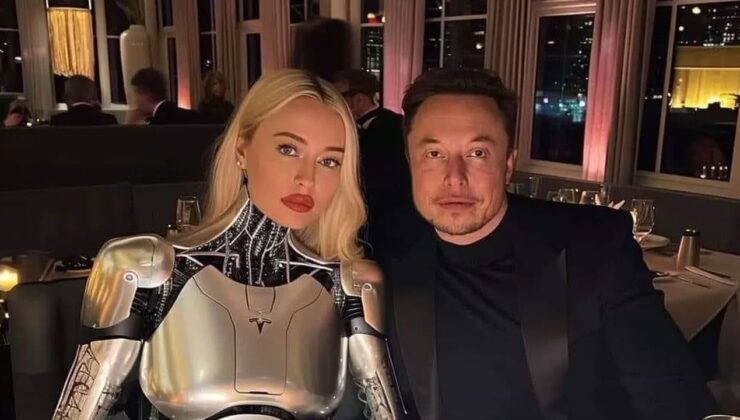 Elon Musk ve Robot Sevgilisi Akşam Yemeğinde