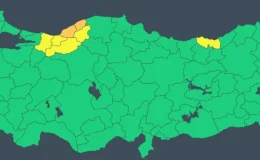 AFAD’DAN 2 İL İÇİN TURUNCU, 5 İL İÇİN SARIMODLU YAĞIŞ UYARISI