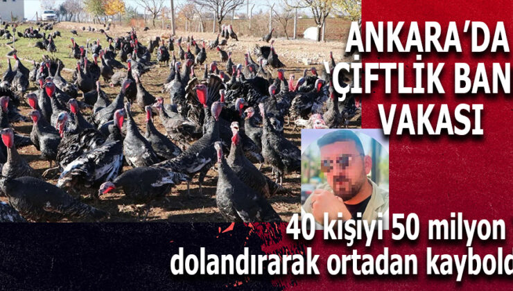 Ankara’da ‘Hindi Çiftliği’ Vurgunu: Kamu Çalışanı 40 Kişiyi 50 Milyon TL Dolandırdı