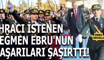 Mustafa Kemal’in Askerleriyiz Diyen Teğmen Ebru Eroğlu’nun Eğitimdeki Başarıları