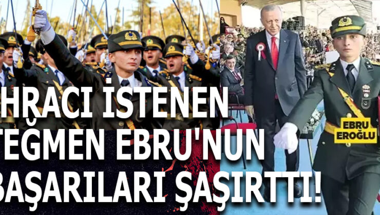 Mustafa Kemal’in Askerleriyiz Diyen Teğmen Ebru Eroğlu’nun Eğitimdeki Başarıları