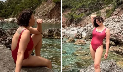 NURGÜL YEŞİLÇAY TATİL SEZONUNU AÇTI!