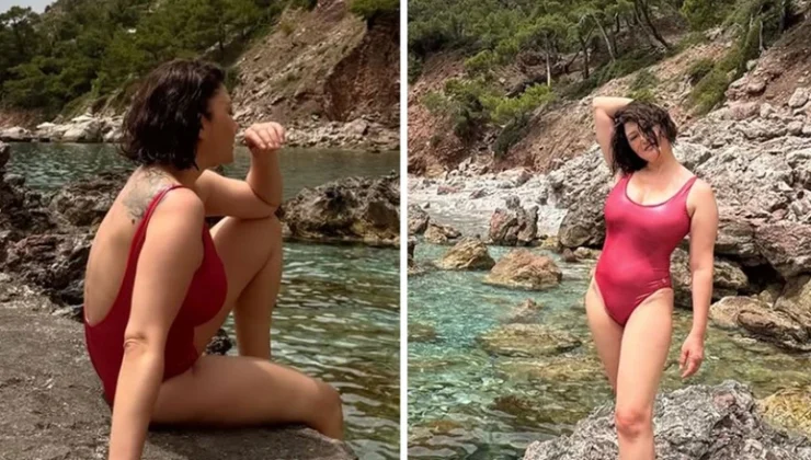 NURGÜL YEŞİLÇAY TATİL SEZONUNU AÇTI!