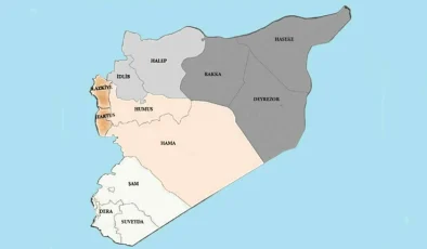 SURİYE BEŞE Mİ BÖLÜNÜYOR? YENİ HARİTA ORTADOĞU’YU KARIŞTIRDI!