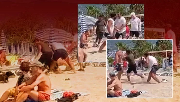 ALANYA’DA ŞEZLONG ALMAYAN TURİST DARP EDİLDİ!