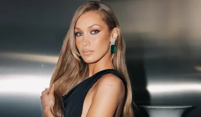 BELLA HADID CANNES’DA KIRMIZI HALIDA BÜYÜLEDİ