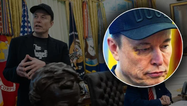 ELON MUSK’IN GÖZÜNDEKİ MORLUK DİKKAT ÇEKTİ