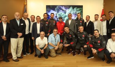 TFF Heyeti ve Milli Futbolcular Nobel Ödüllü Aziz Sancar’ı Ziyaret Etti