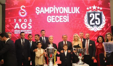 Galatasaray, 25. Şampiyonluğunu Ankara’da Coşkuyla Kutladı