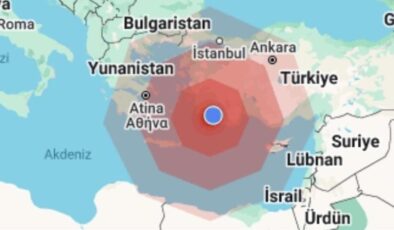 Muğla Marmaris Açıklarında 5.8 Büyüklüğünde Deprem