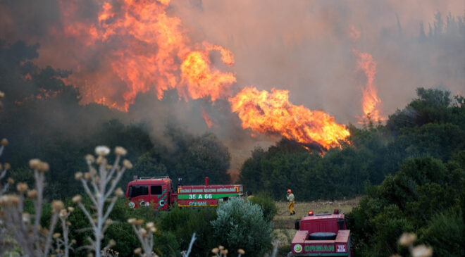 İzmir Aliağa’da Çöp Yangını: Alevler Ormana Sıçradı, Bir Ev Kullanılamaz Hale Geldi