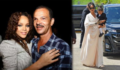 Rihanna, Ronald Fenty’yi Son Yolculuğuna Uğurladı
