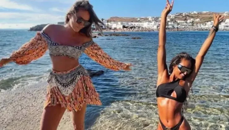 Mykonos’ta bronz güzellik: Eda Taşpınar’dan iddialı paylaşım