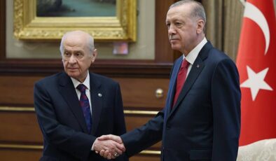 Devlet Bahçeli, Cumhurbaşkanı Recep Tayyip Erdoğan’ı Konutunda Ağırladı
