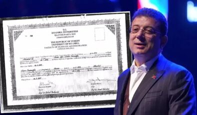 Ekrem İmamoğlu Hakkında Sahte Diploma İddianamesi Hazırlandı