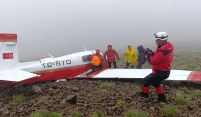 Rize’ye İniş Yapmak Üzereyken Düşen Uçağın Enkazına Ulaşıldı