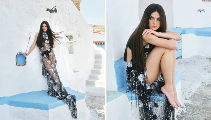 Bodrum’dan Sonra Şimdi De Yunanistan: Sinem Ünsal Tatilde