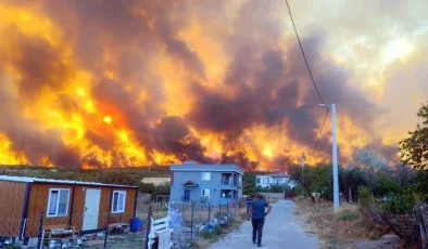 Şarköy’de orman yangını büyüyor: 7 köy tahliye edildi