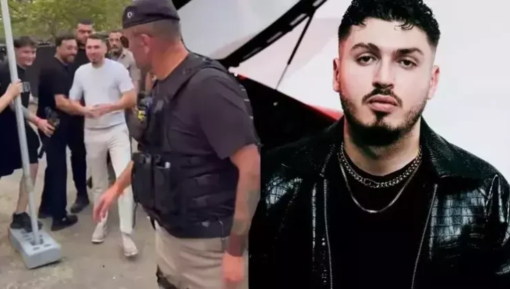 Blok3 konserine korumalarıyla çıktı! Tepki yağdı