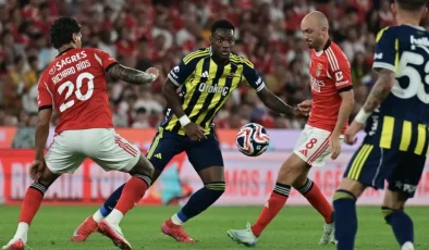 Fenerbahçe – Benfica maçı öncesi kadrolar belli oldu
