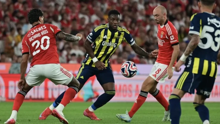 Fenerbahçe – Benfica maçı öncesi kadrolar belli oldu