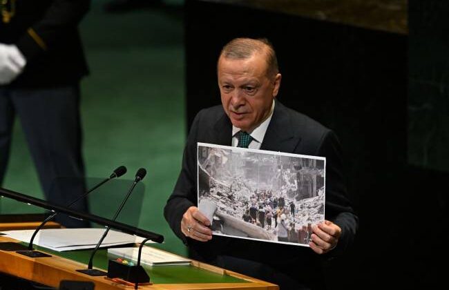 ERDOĞAN, BM 80. GENEL KURUL’DA KONUŞUYOR: “FİLİSTİNLİ MAZLUMLARIN YANINDA BİZ DE DURUŞ SERGİLİYORUZ”