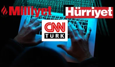 CNN TÜRK, HÜRRİYET VE MİLLİYET’İN SİTELERİ HACKLENDİ: “TARAFSIZLIK” MESAJI BIRAKILDI