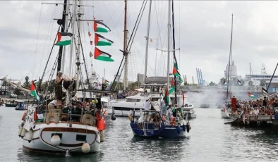 KÜRESEL SUMUD FİLOSU GAZZE’YE ULAŞMAK ÜZERE YOLA ÇIKTI – 175 DENİZ MİLİ KALDI