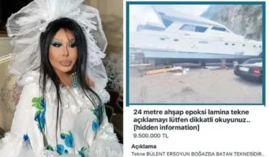 BÜLENT ERSOY’A ŞOK! INTERNETTE “BATAN TEKNE” ILANI ORTALIĞI KARIŞTIRDI