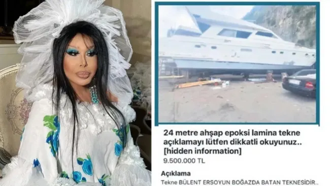 BÜLENT ERSOY’A ŞOK! INTERNETTE “BATAN TEKNE” ILANI ORTALIĞI KARIŞTIRDI