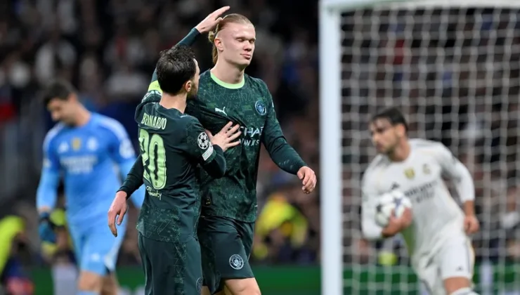 ŞAMPİYONLAR LİGİ’NDE GERÇEKTEN TEK DERBİ: REAL MADRID EVİNDE MANCHESTER CITY’YE 2‑1 BOYUN EĞDİ